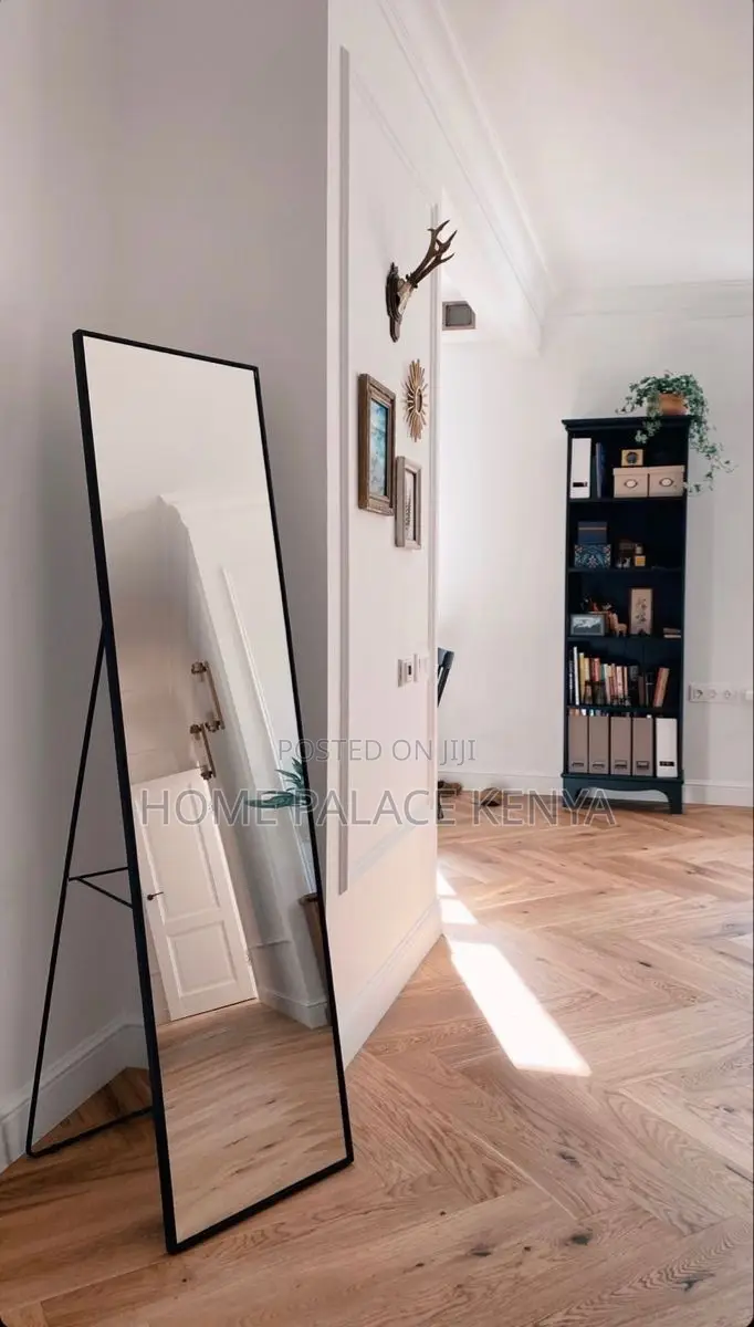 Bedroom Mirror; Large Freestanding Dressing Mirror for Salon Makeup