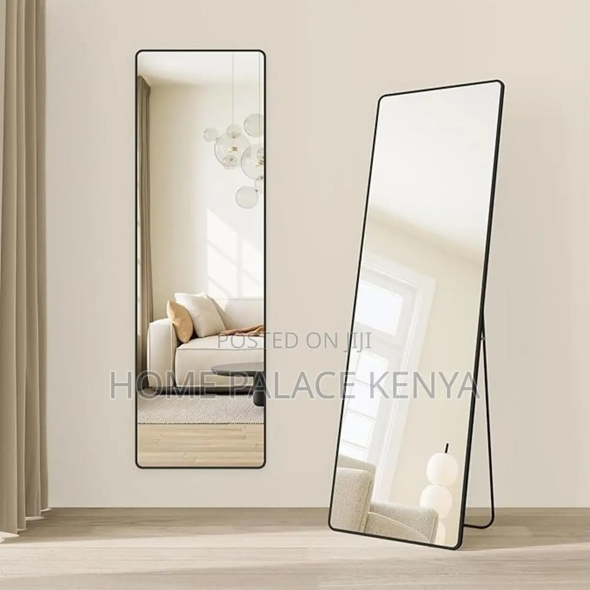 Bedroom Mirror; Large Freestanding Dressing Mirror for Salon Makeup