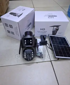 UBOX Dual Lens WiFi Solar Security Camera Outdoor CCTV Camera