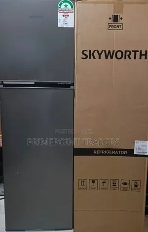 Skyworth 158L Double Door Refrigerator