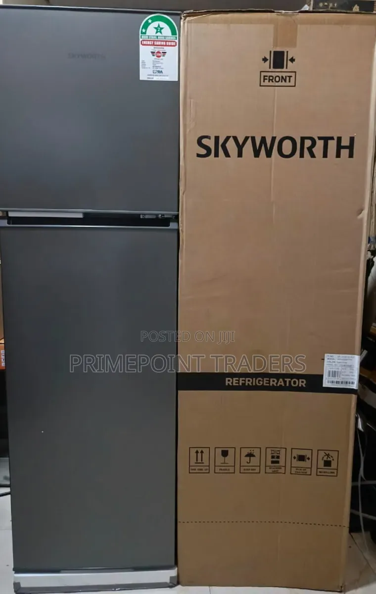 Skyworth 158 Litres Spacious Double Door Fridge