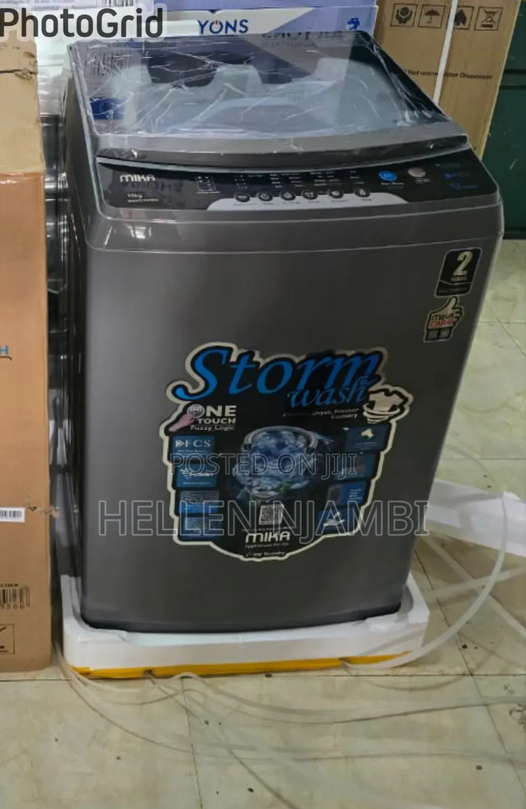 Mika 10kg Fully Automatic Top Load Washing Machine