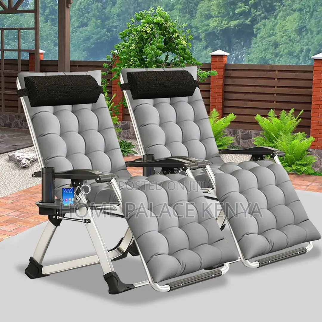 Garden Chair; Modern Heavy Duty Folding Sun Lounger for Garden