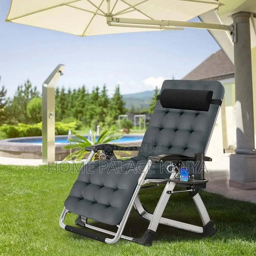 Garden Chair; Modern Heavy Duty Folding Sun Lounger for Garden