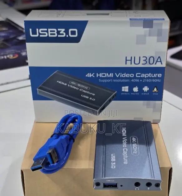 HU30A USB 3.0 4K HDMI Video Capture Card 60hz