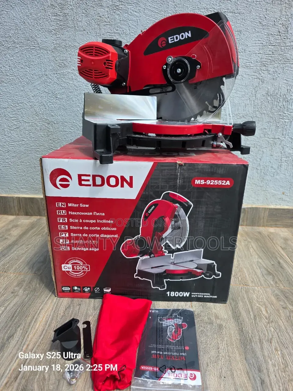 Electric Edon Cut Off Machine 2800w