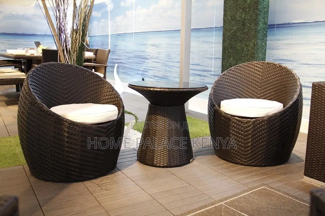 Rattan Set; Garden Conversation Seating Set for Outdoor Relaxation