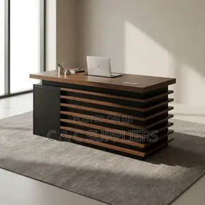 Executive Manager Desk With Drawers – 140cm