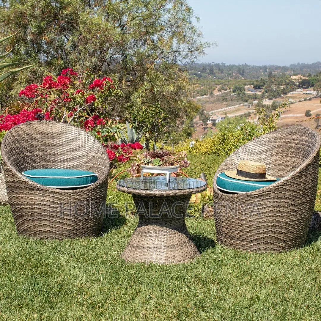 Rattan Set; Garden Conversation Seating Set for Outdoor Relaxation