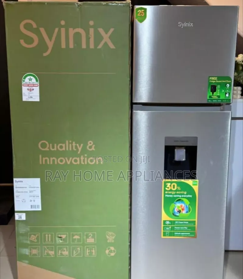 257litres No Frost Double Door Syinix Refrigerator