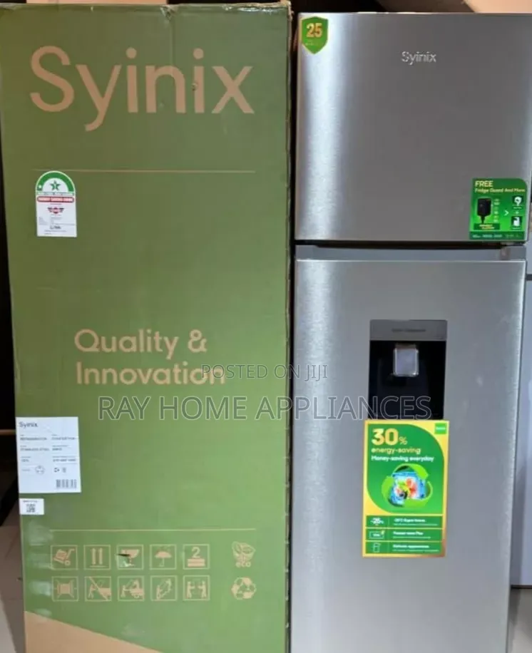 257litres No Frost Double Door Syinix Refrigerator