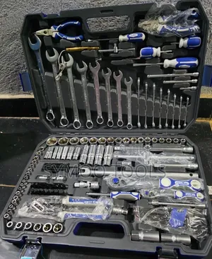 Multi-Piece Socket Wrench and Auto Repair Tool Set