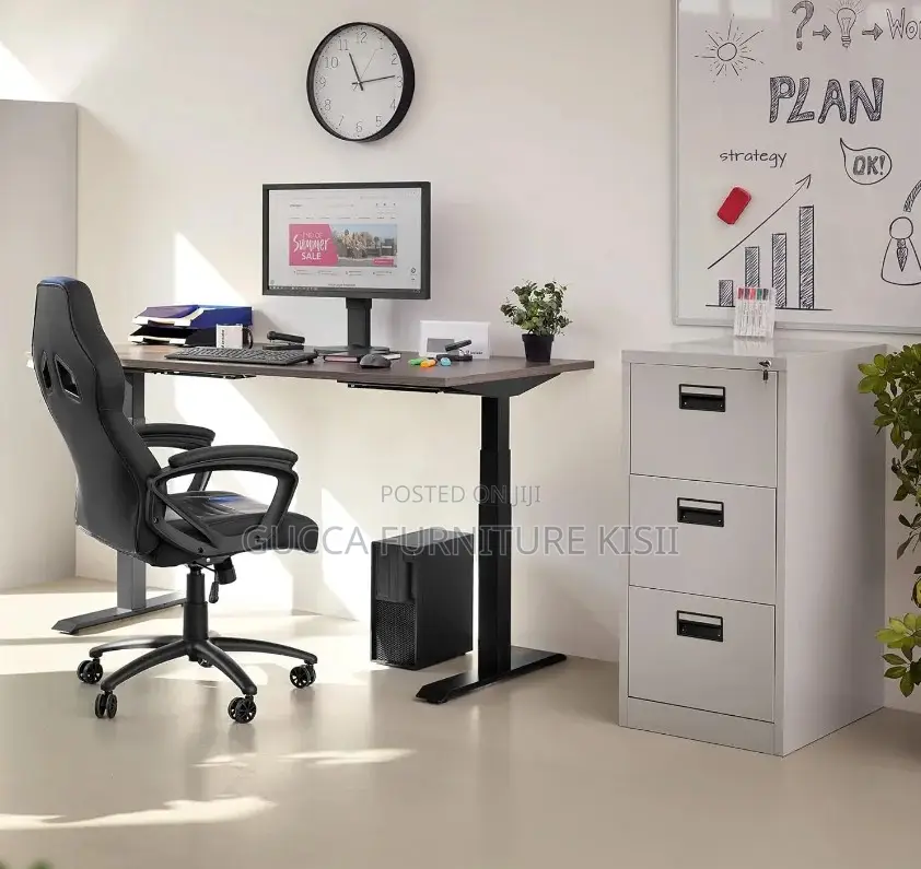 Office Cabinet; 3-Drawer Office Filing Cabinet