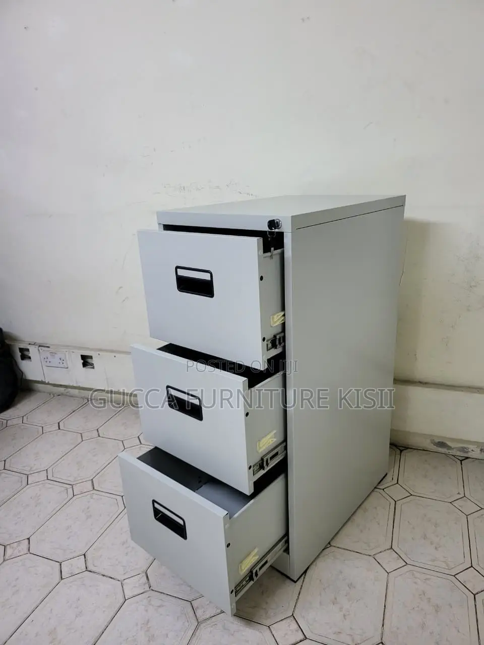 Office Cabinet; 3-Drawer Office Filing Cabinet