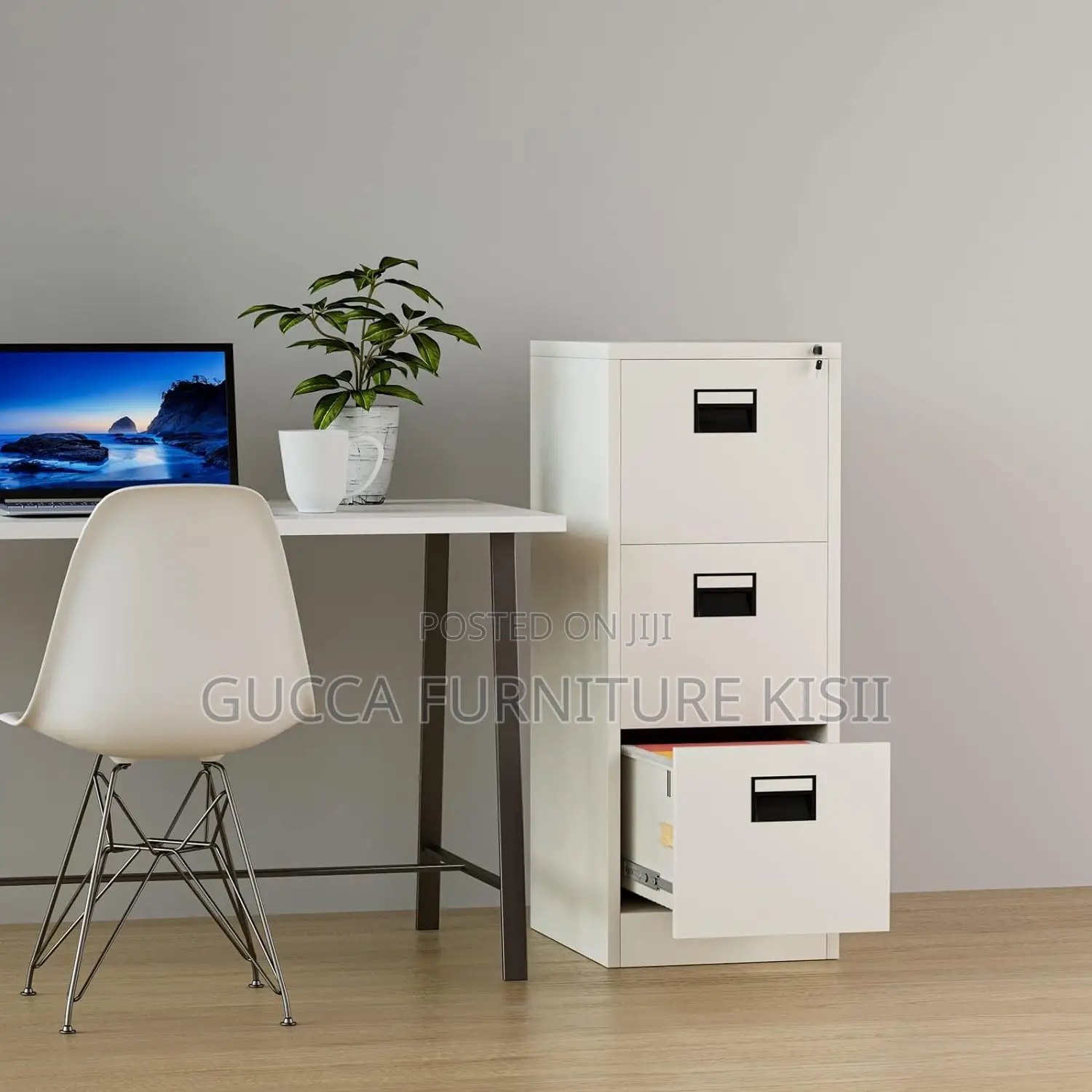 Office Cabinet; 3-Drawer Office Filing Cabinet