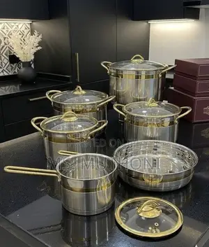 Luxury Triply Stainless Steel Sufuria Set