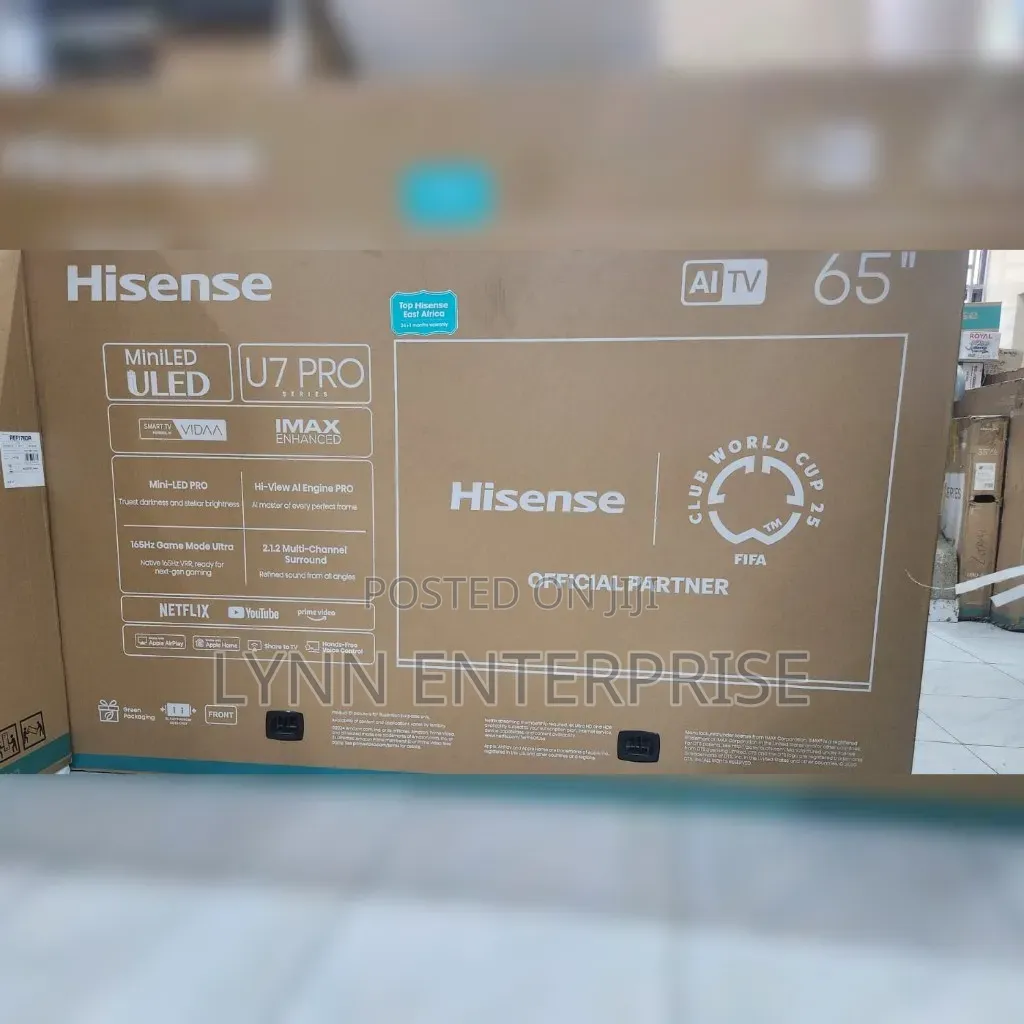 HISENSE 65" U7 PRO MiniLED AI-TV 65 Inches