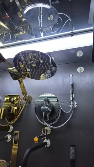 5 Way Concealed With Movable Bucket Tap Silver