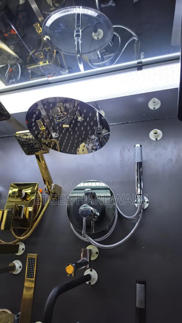 5 Way Concealed With Movable Bucket Tap Silver