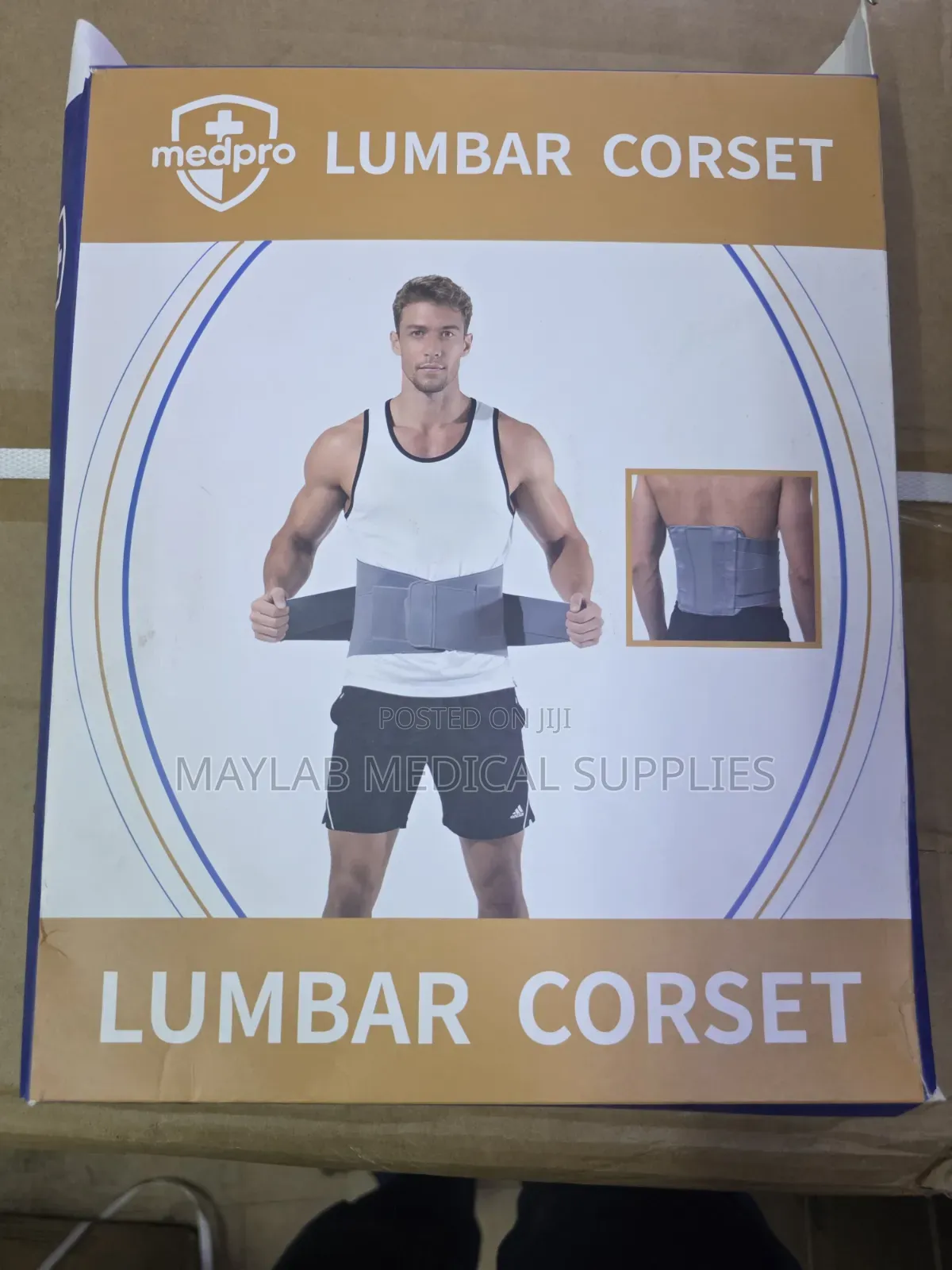 Lumbar Corset – Adjustable Lower Back Support Belt