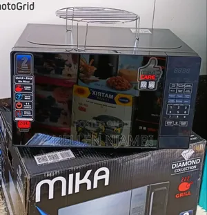 Mika Microwave Oven Grill 20ltr With 1000w Grill Silver