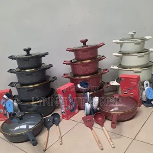 21Pcs DONNOR VERA Granite Nonstick Cookware