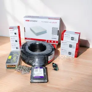 Low Prices 6 Hikvision 1080P Full HD 2MP CCTV Cameras Complete Kit