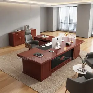 Office Desk; 160CM Executive Modern Polished Finish Office Desk