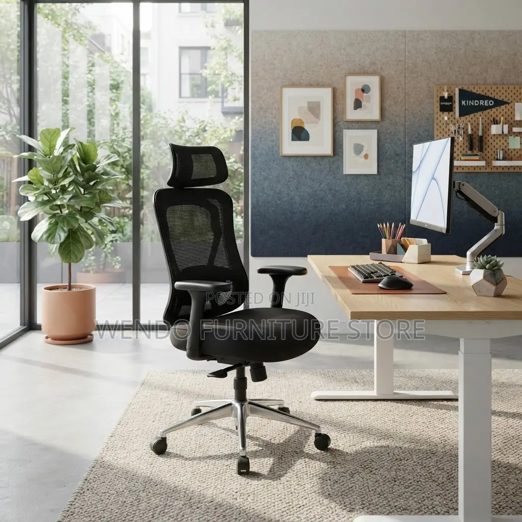 Office Chairs; Ergonomic High Back Swivel Office Clerical Seat