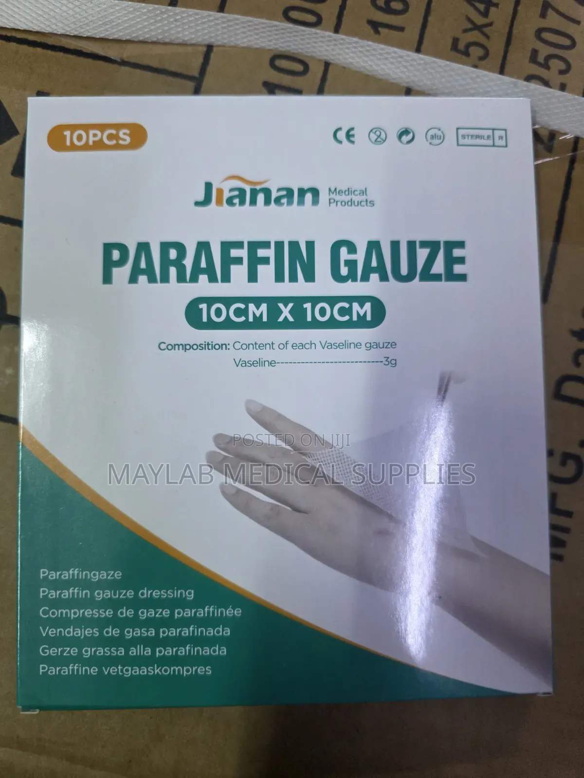Paraffin Gauze Dressing – Sterile Paraffin-Impregnated Wound Dressing