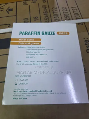 Paraffin Gauze Dressing – Sterile Paraffin-Impregnated Wound Dressing