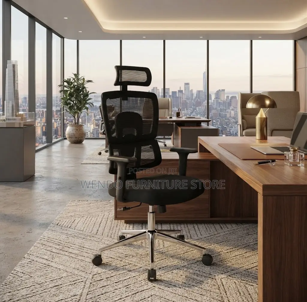 Office Chairs; Orthopedic High Backrest Star Chairs