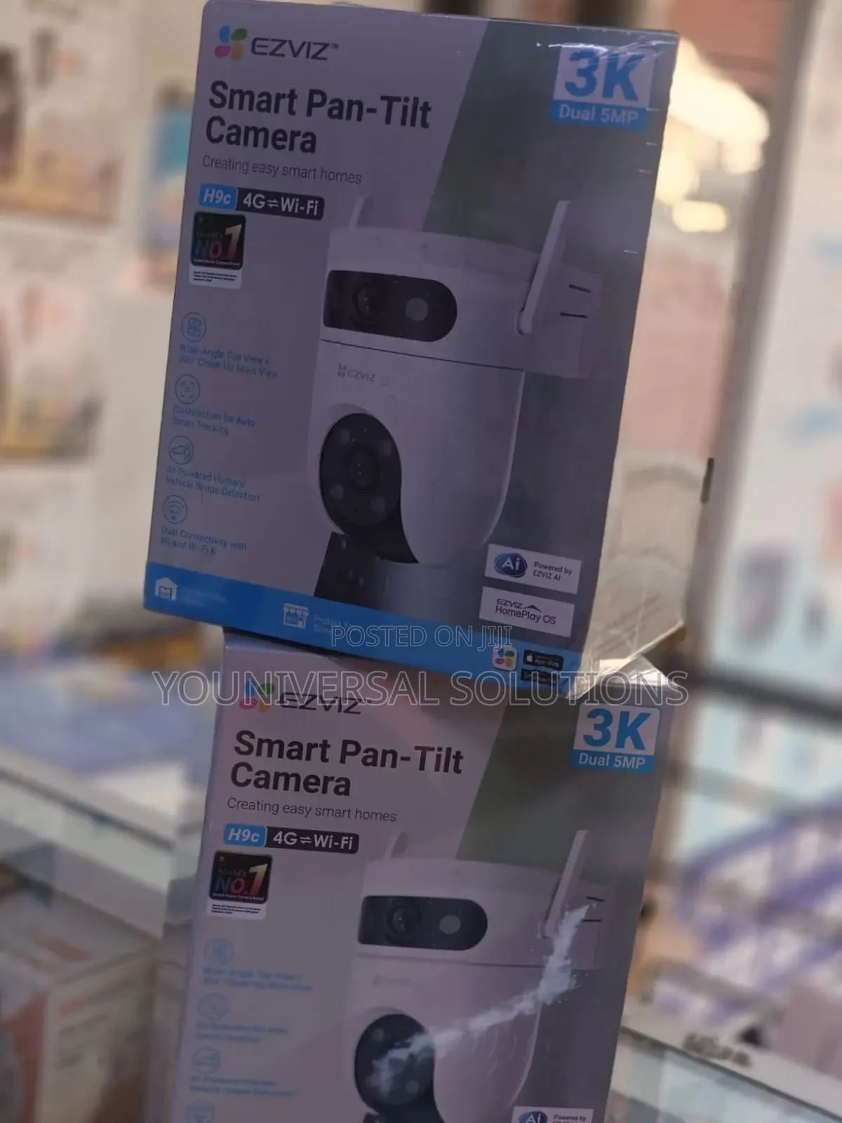 🔥🔥EZVIZ H9c Dual 4G – 5MP
 Dual-Lens Pan & Tilt