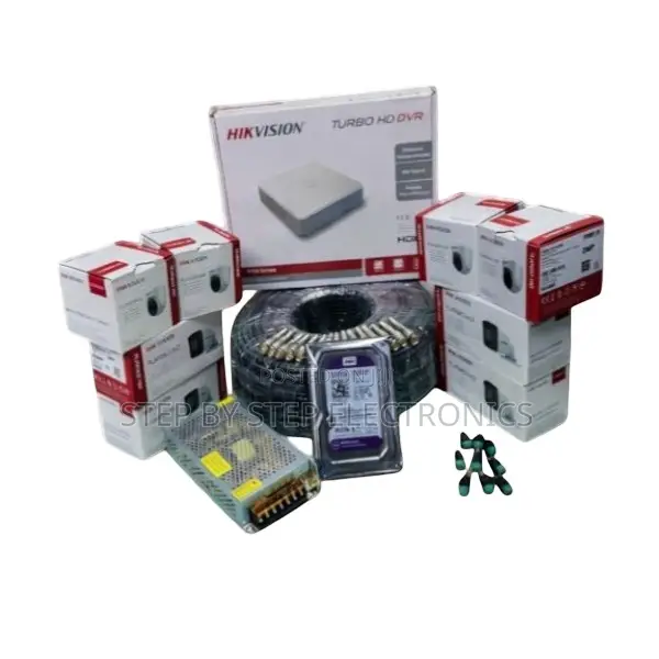 Budget Prices 8 Hikvision 1080P Full HD 2MP CCTV Cameras Complete Kit