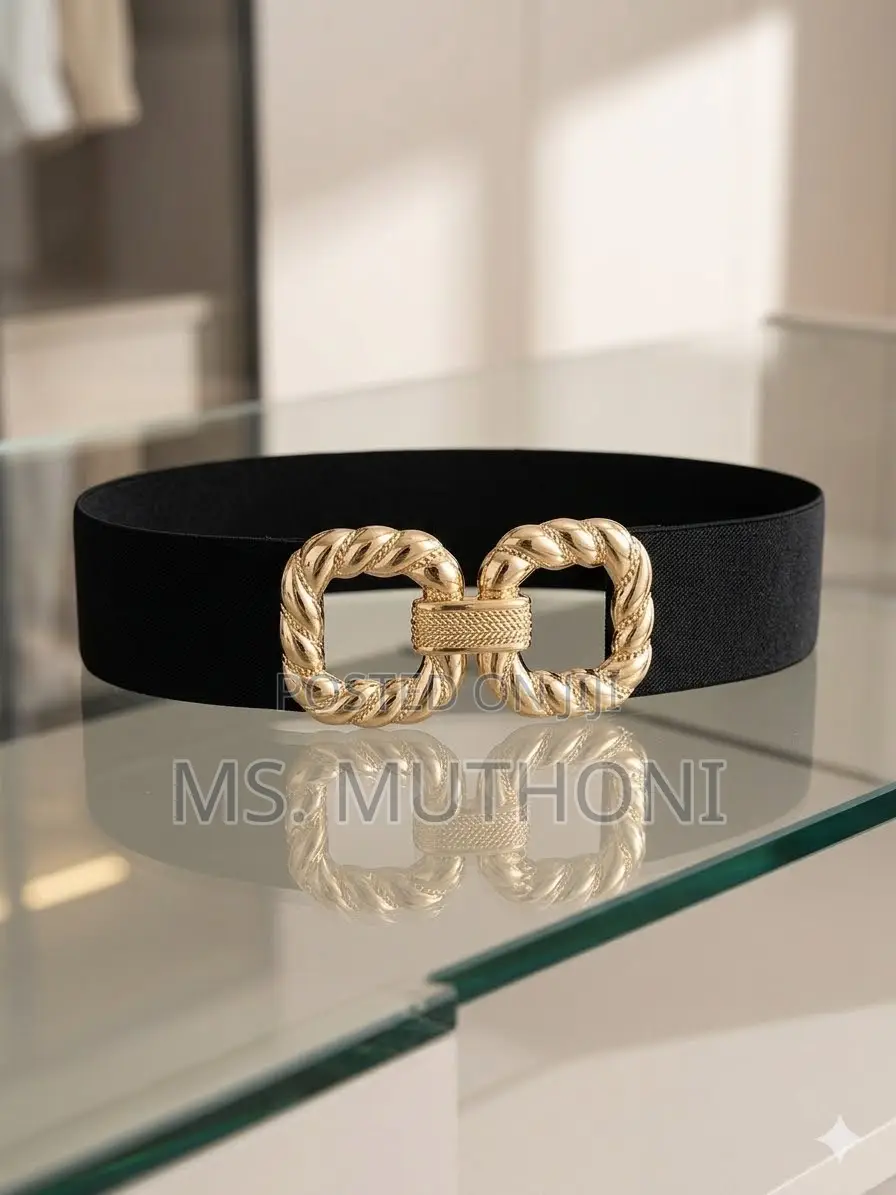 Fashion Waist Accent Elastic Belt