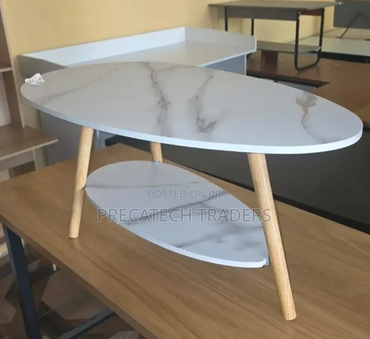 Executive MDF Marble Coffee Table/Bed Side