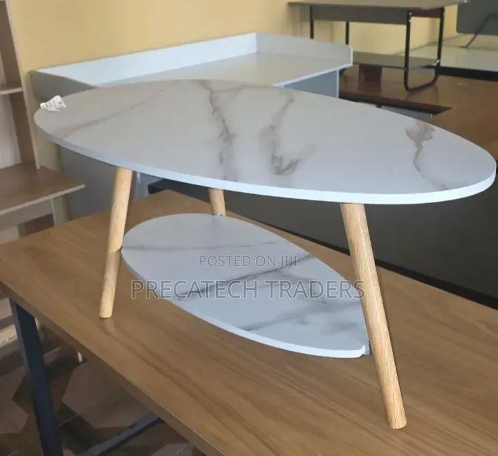 Executive MDF Marble Coffee Table/Bed Side