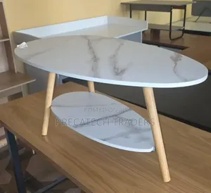 Executive MDF Marble Coffee Table / Bedside Table