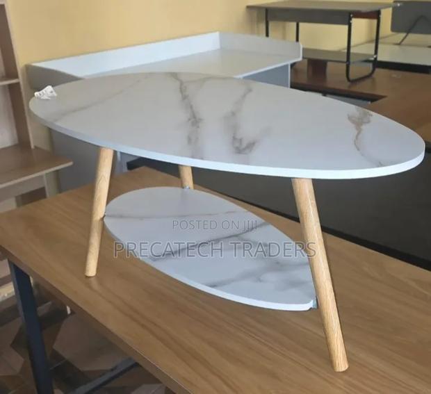 Executive MDF Marble Coffee Table / Bedside Table