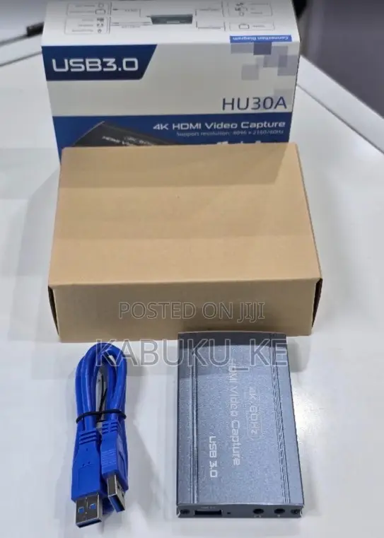 HDMI 4K Capture Card for Live Streaming USB 3.0 60HZ