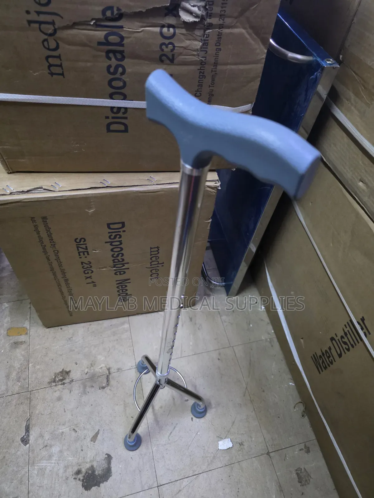 Tripod Walking Stick – Adjustable 3-Leg Walking Cane