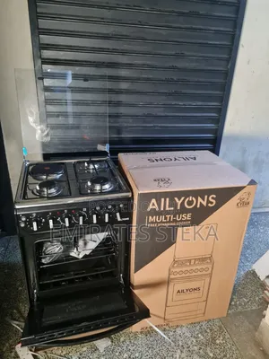 Ailyons Upgraded 50*55 3 Gas 1hot Plate Electric Oven Standing Cooker