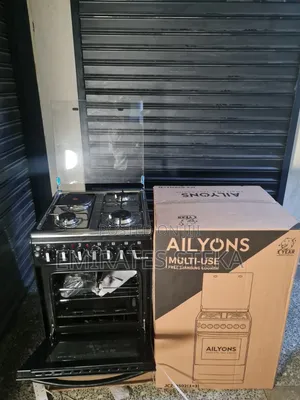 Ailyons Upgraded 50*55 3 Gas 1hot Plate Electric Oven Standing Cooker