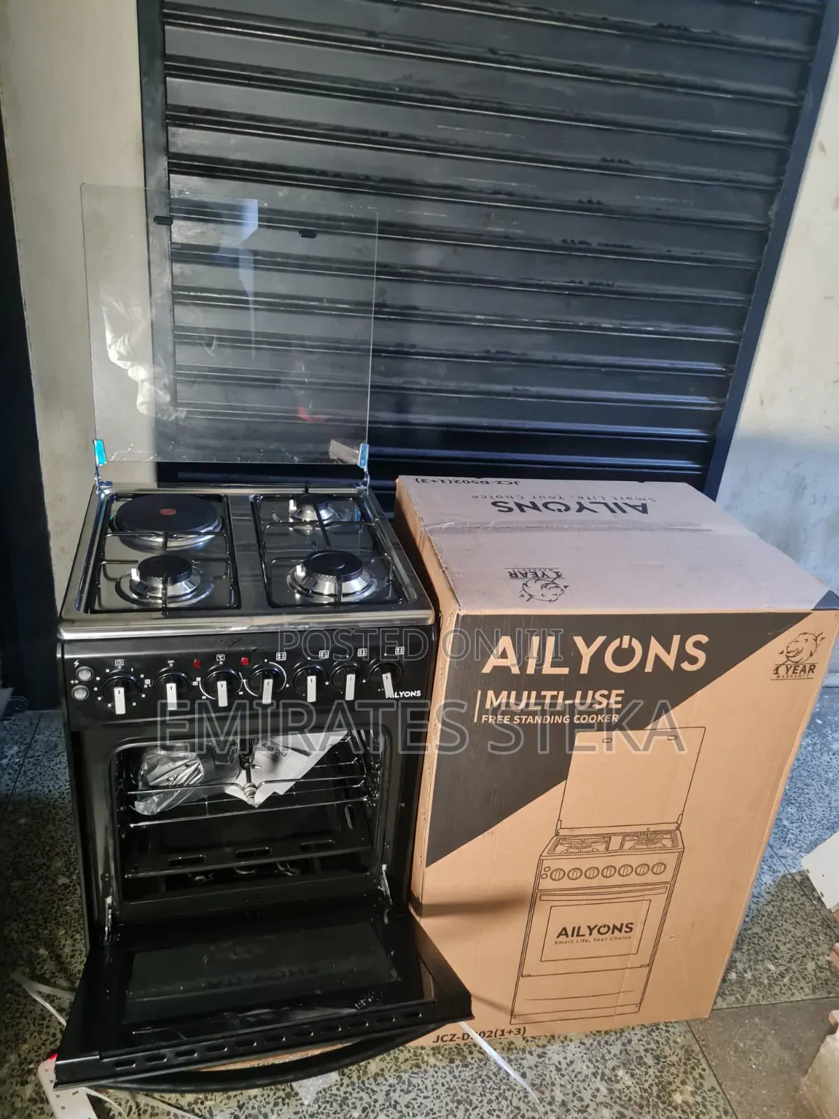 Ailyons 50*55 3+1 Hot Plate Standing Cooker With Electric Oven