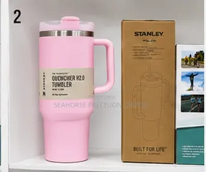 Pink Insulated Quencher Mug
