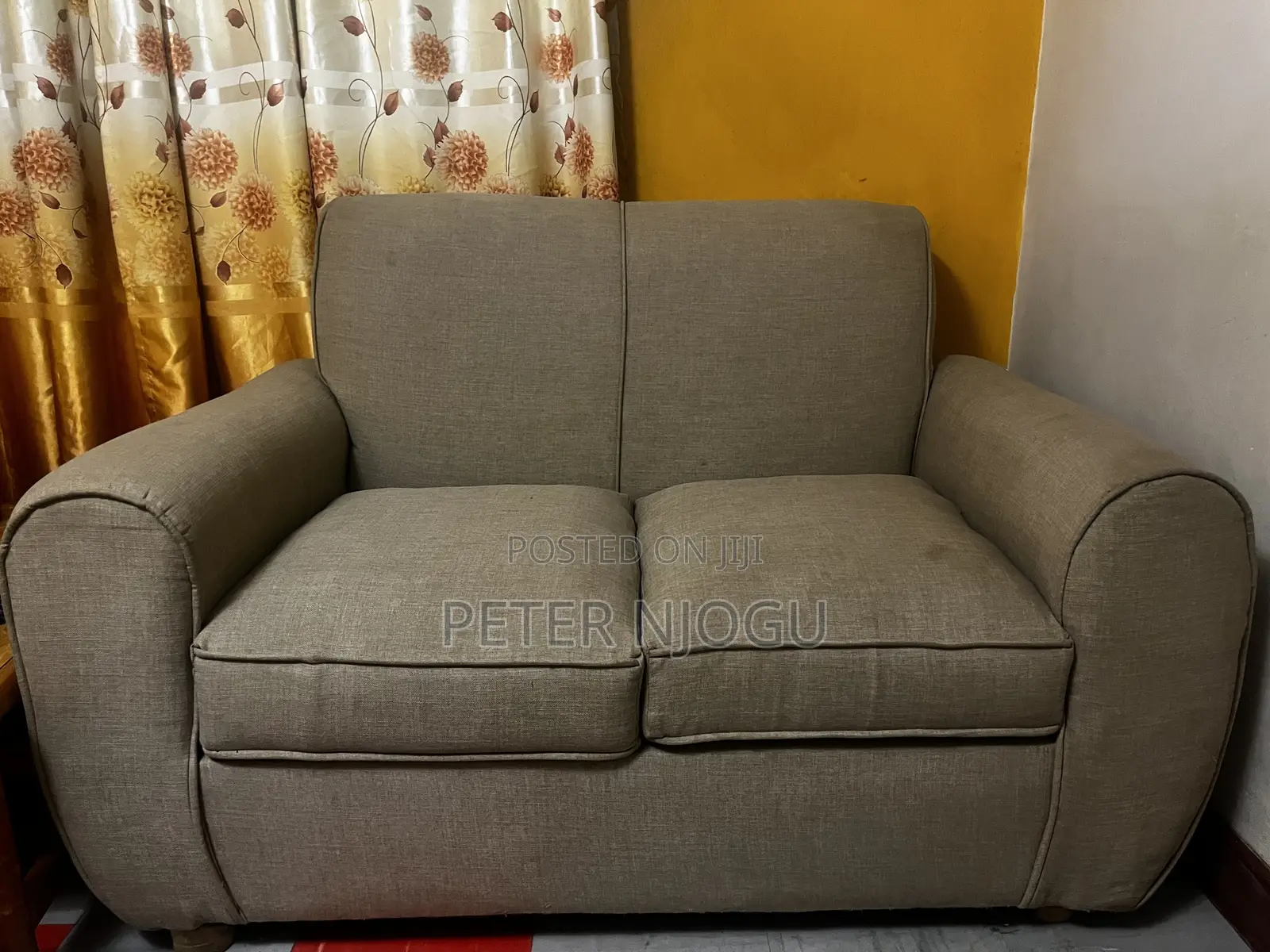 Fabric 2-Seater Sofa – Classic & Comfortable