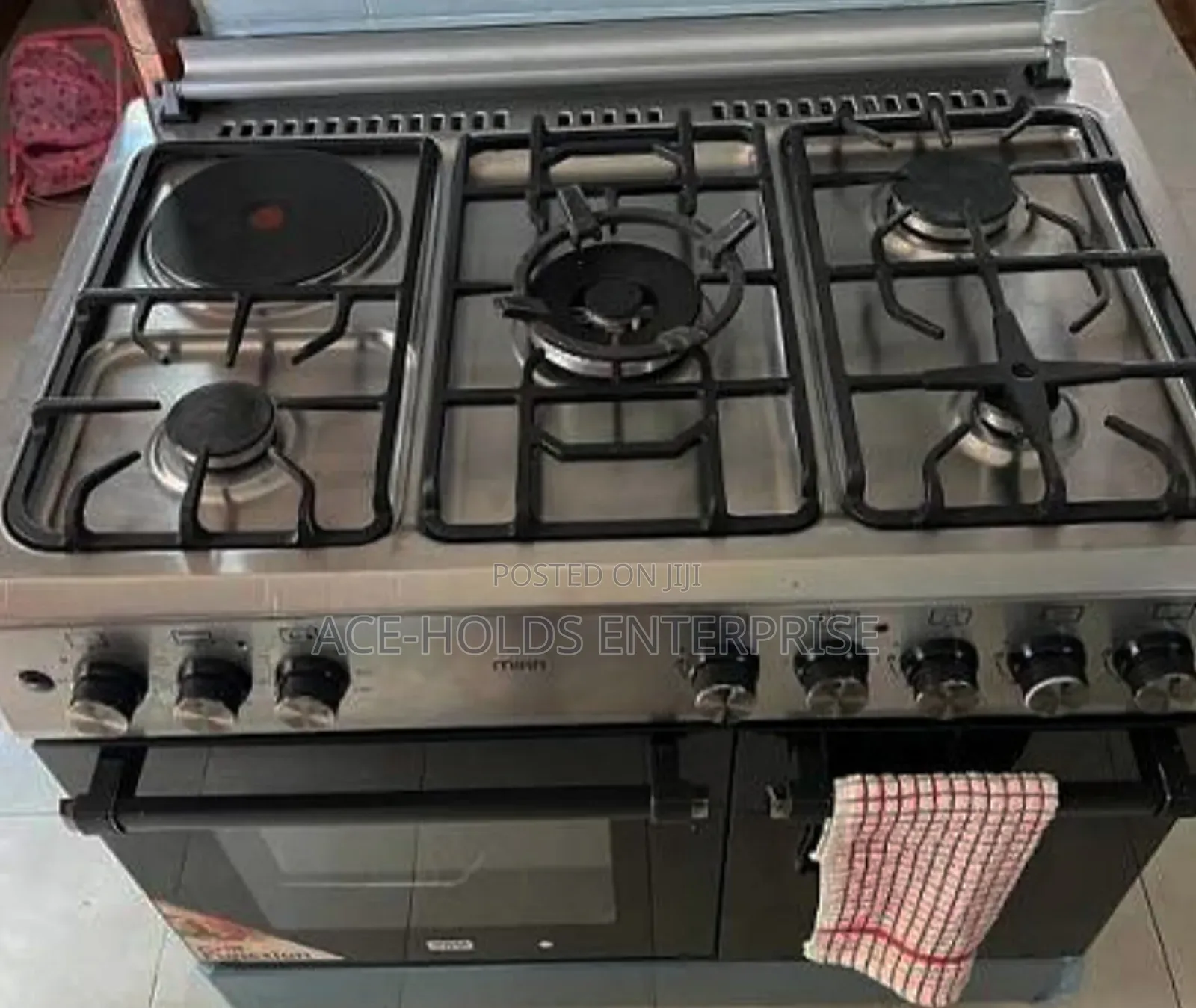 60*90 Mika 4 Gas Pool Jet Burners (1 Wok) + 1 RAPID Hot Plate
