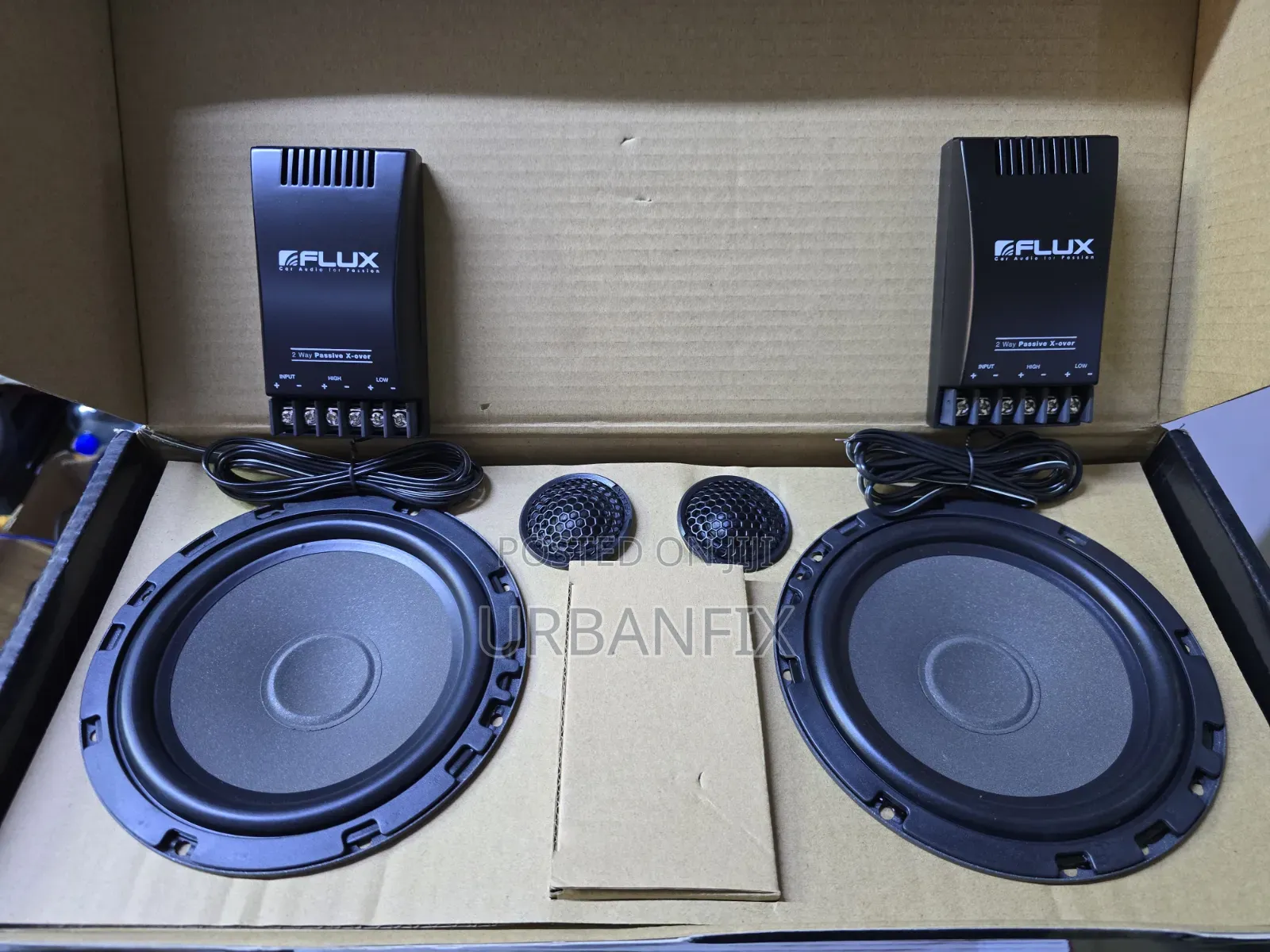 Flux 260watts 6.5inches Component Speakers- A Pair