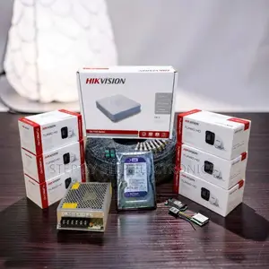 Clearance 6 Hikvision 1080P Full HD 2MP CCTV Cameras Complete Kit