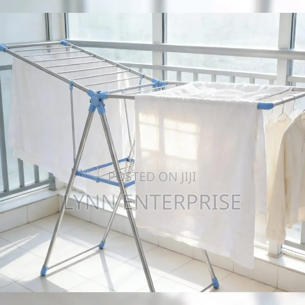 HEAVY DUTY & BIG SIZE Portable Stainless Steel Clothes Drying Rack